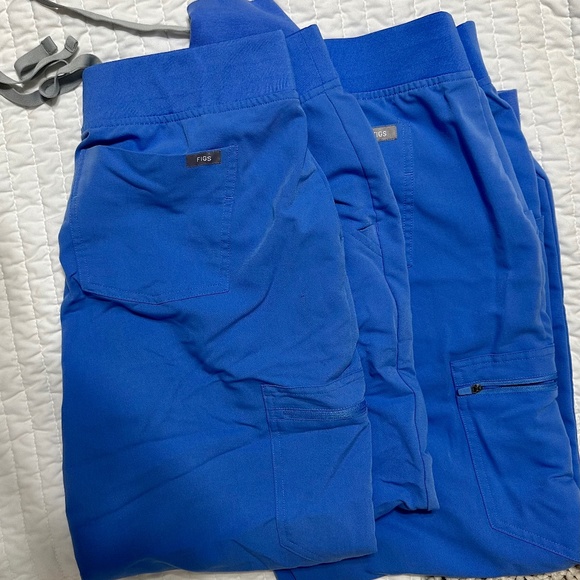 2, size M, ceil blue, FIGS high waisted jogger - Picture 1 of 1